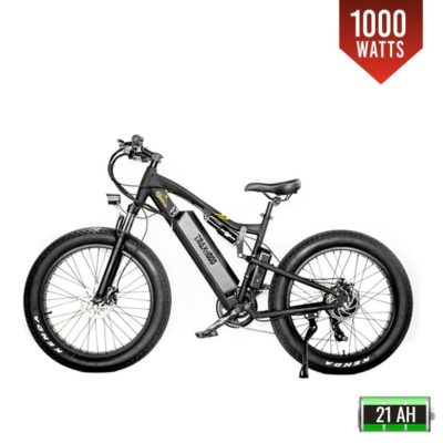 TMAX 1000W Full Suspension 24 Fat Tire Electric Bike